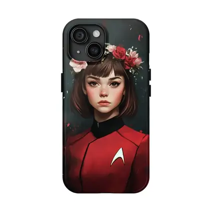 Star Trek Red Uniform Girl Floral Crown