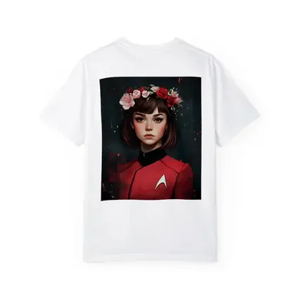 Star Trek Red Uniform Girl Floral Crown