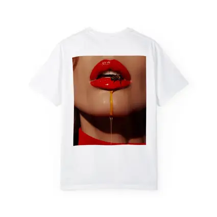 Red Lips Honey Drip Bee Fashion