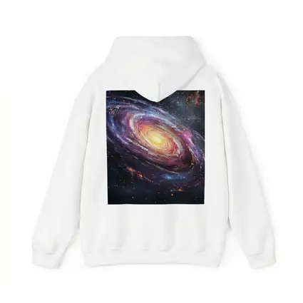 Spiral Galaxy Glowing Core Deep Space Art