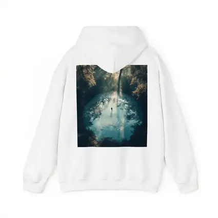 Lone Figure Forest Sacred Geometry Portal
