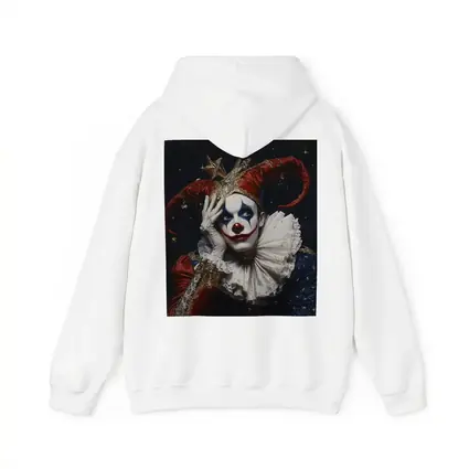 Sad Jester Clown Dark Starry Night