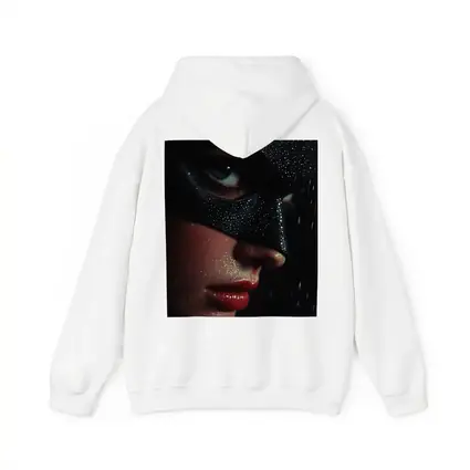 Masked Woman Glitter Dark Dramatic Portrait