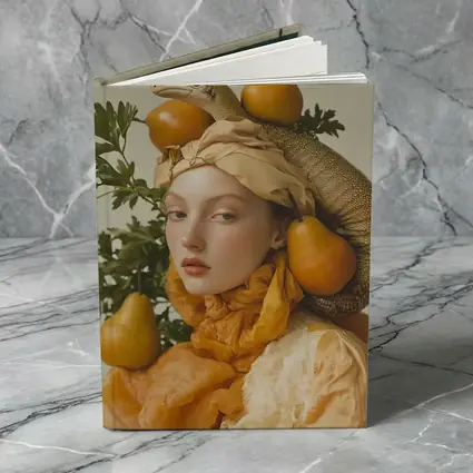 Woman With Lizard Pears Surreal Fashion Portrait