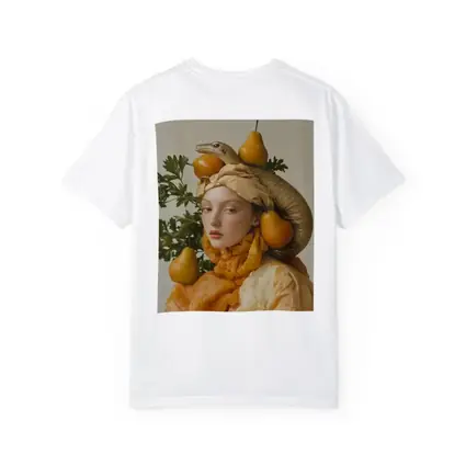 Woman With Lizard Pears Surreal Fashion Portrait