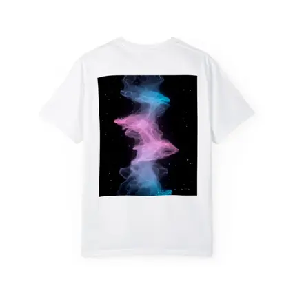Pink Blue Nebula Smoke Galaxy Space Art