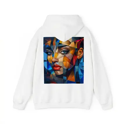 Cubist Women Portrait Abstract Geometric Art