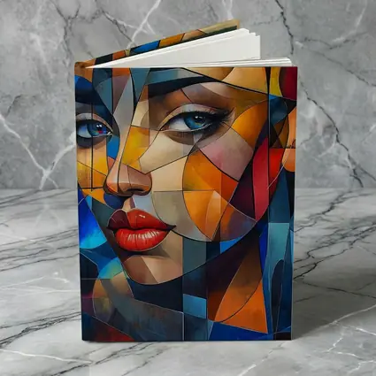 Cubist Women Portrait Abstract Geometric Art