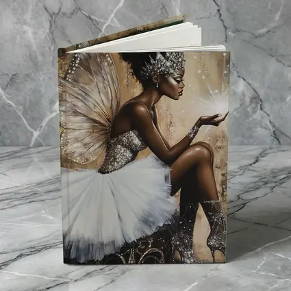 Black Fairy Queen Blowing Glitter Magic