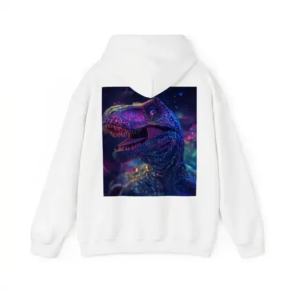 Cosmic Galaxy T-Rex Dinosaur Neon Space