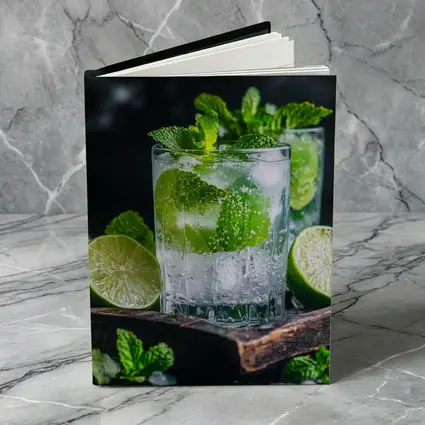 Mojito Cocktail With Lime And Mint