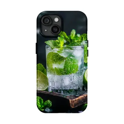 Mojito Cocktail With Lime And Mint