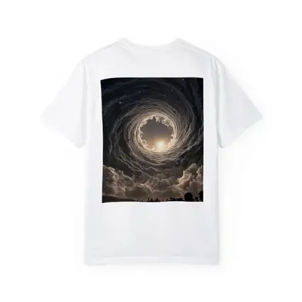 Cosmic Spiral Cloud Portal Crowd Sky