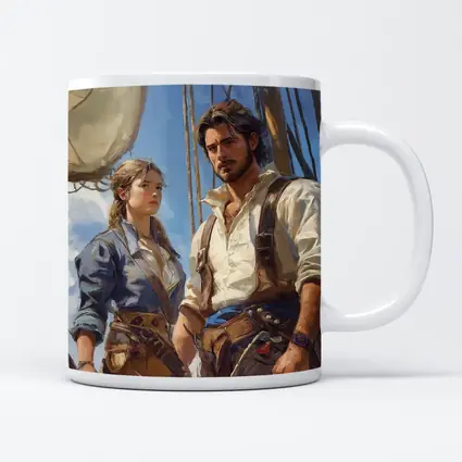 Pirates On Ship Oil Painting Art