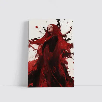 Red Haired Woman Dark Fantasy Art
