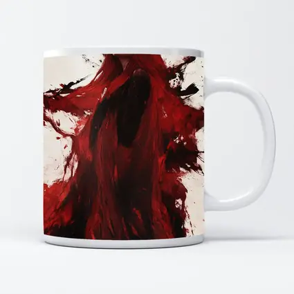 Red Haired Woman Dark Fantasy Art