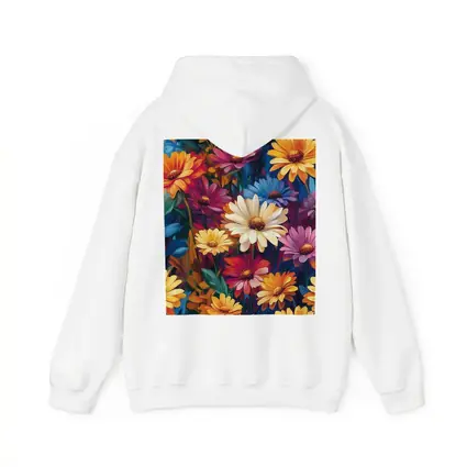 Colorful Daisy Flowers Oil Painting Art