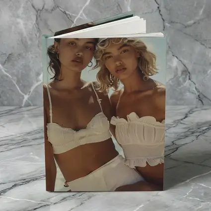 Two Women White Outfits Beach Summer