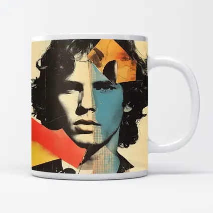 Young Man Pop Art Collage Portrait