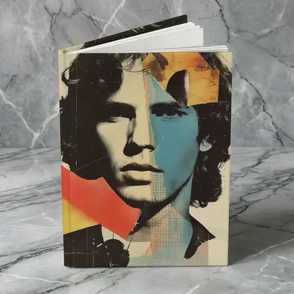 Young Man Pop Art Collage Portrait