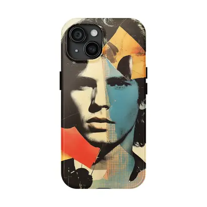 Young Man Pop Art Collage Portrait