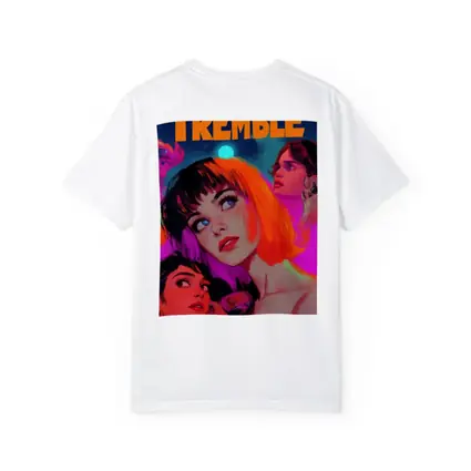 Tremble Bold Neon Women Illustrated Cosmic Art