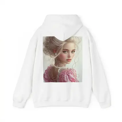 Elegant Fantasy Girl Pink Dress Portrait