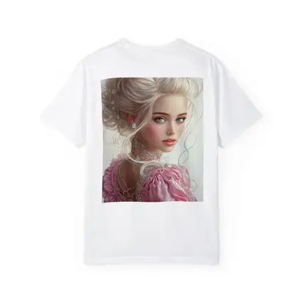 Elegant Fantasy Girl Pink Dress Portrait