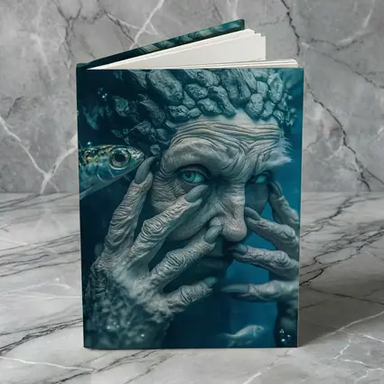 Ancient Stone Elder Underwater Surreal Fantasy