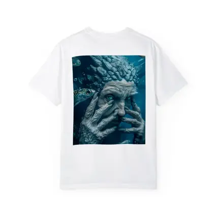Ancient Stone Elder Underwater Surreal Fantasy