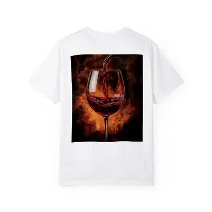 Red Wine Pouring Into Glass Dark Background