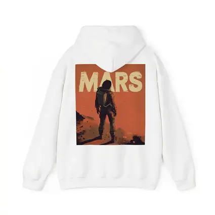 Astronaut Standing Alone On Mars Surface