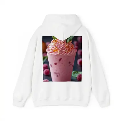 Raspberry Smoothie Cup With Whipped Cream