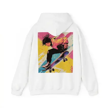 Anime Skater Girl Pop Art Bold Colors