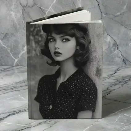Retro Woman Portrait Black And White Photography