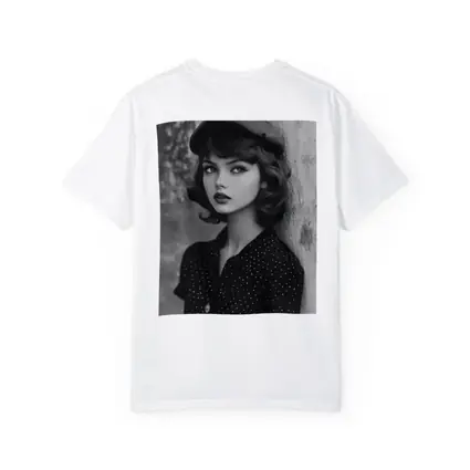 Retro Woman Portrait Black And White Photography