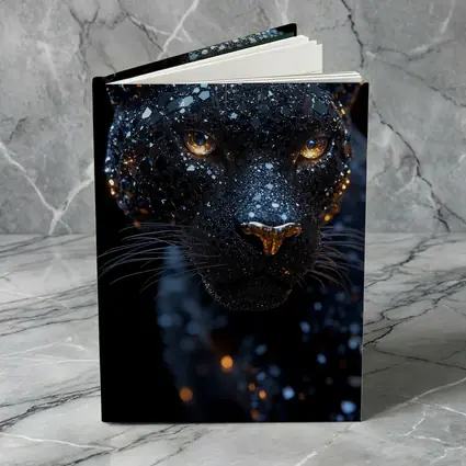 Black Panther Cosmic Glitter Dark Background