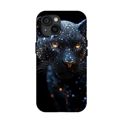 Black Panther Cosmic Glitter Dark Background