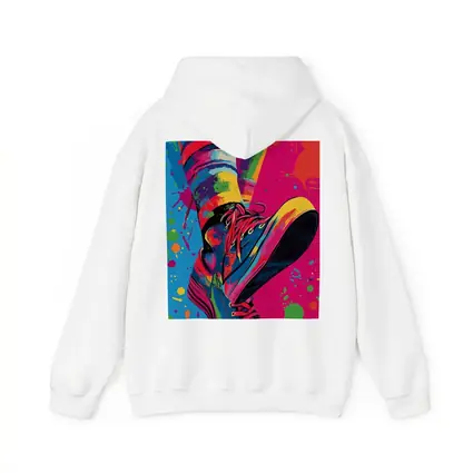 Colorful Sneakers Pop Art Paint Splatter