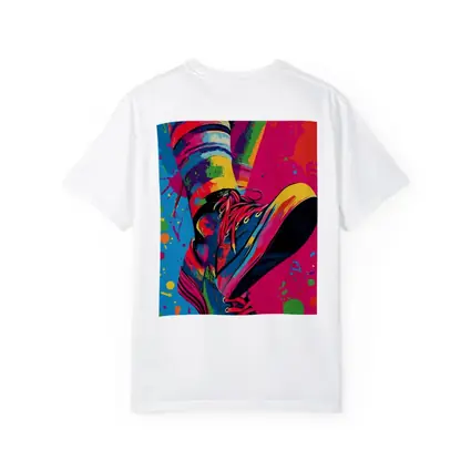 Colorful Sneakers Pop Art Paint Splatter