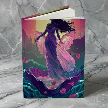Fantasy Goddess Rising From Ocean Waves