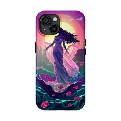 Fantasy Goddess Rising From Ocean Waves