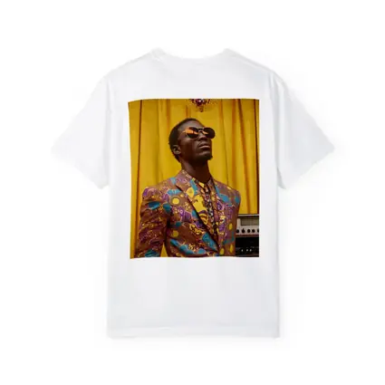 African Print Suit Man Disco Ball Yellow