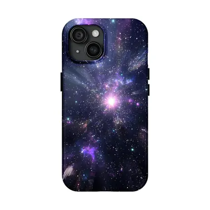 Purple Galaxy Cosmic Star Burst Space