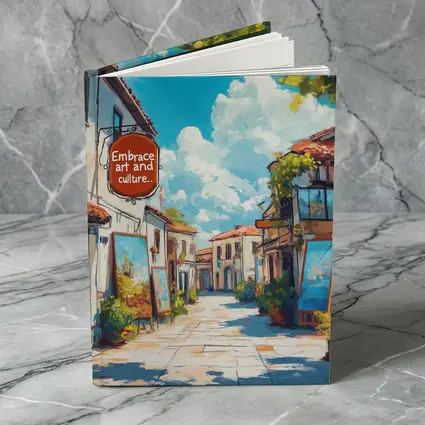 Embrace Art and Culture Mediterranean Street Scene