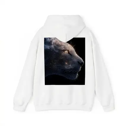 Cosmic Panther Galaxy Stars Dark Background