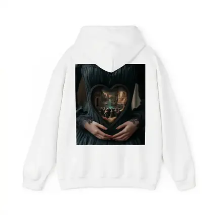 Gothic Dark Dress Heart Renaissance Scene Art