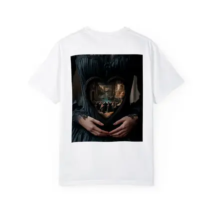 Gothic Dark Dress Heart Renaissance Scene Art