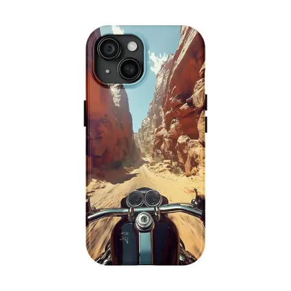 Harley Davidson Cruiser Red Rock Canyon Ride