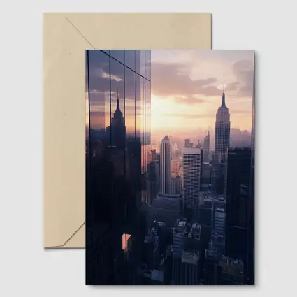 New York City Skyline at Dusk